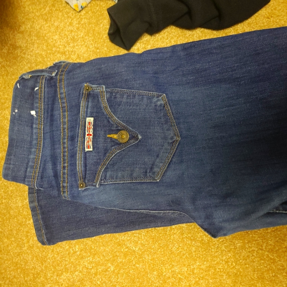 Hudson Crop Straight Leg Jeans